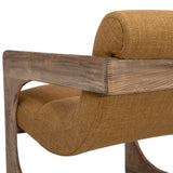 Dovetail,End Tables,,Mustard,Polyester Blend Upholstery and Ash Wood,Freight,Green,,Polyester,Wood,Wood,,NONE,$700 - $850 Bridges Occasional Chair DOV34034-MSTD Dovetail Dovetail