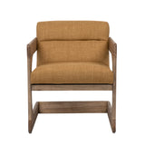 Dovetail,End Tables,,Mustard,Polyester Blend Upholstery and Ash Wood,Freight,Green,,Polyester,Wood,Wood,,NONE,$700 - $850 Bridges Occasional Chair DOV34034-MSTD Dovetail Dovetail