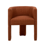 Dovetail,Dining Chairs,,Rust,Polyester Blend Upholstery and Solid Pine Wood,UPS/FedEx,Brown,,Polyester,Wood,Wood,,REGULAR 5,$350 - $450 Olimpia Dining Chair DOV34037-RUST Dovetail Dovetail