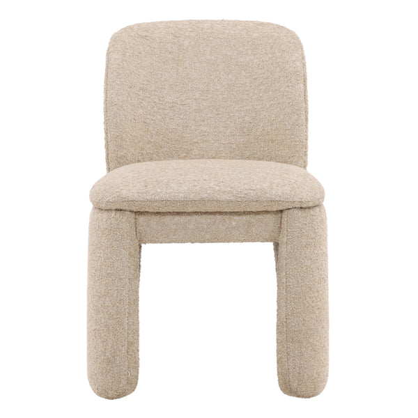 Dovetail Kurt Dining Chair Sand Walden Sand Polyester Fabric and Plywood DOV34039-SAND