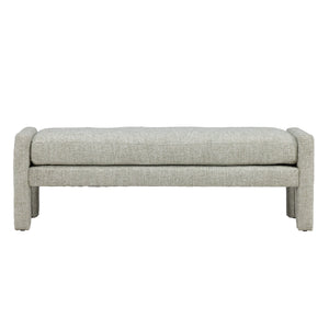 Dovetail Myron Bench Sage Sage Polyester Blend Upholstery and Select Hardwood Frame DOV34042-SAGE