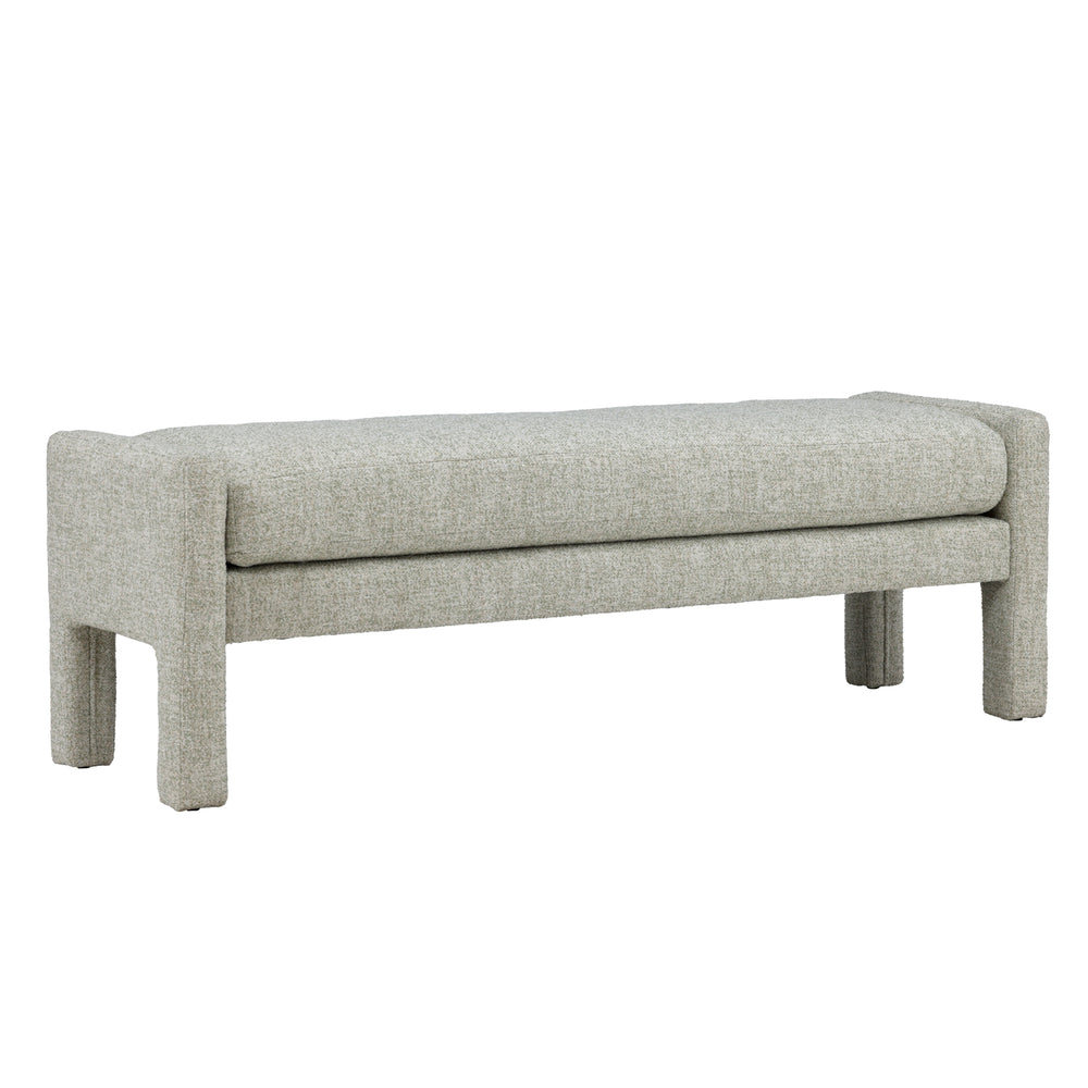 Dovetail Myron Bench Sage Sage Polyester Blend Upholstery and Select Hardwood Frame DOV34042-SAGE