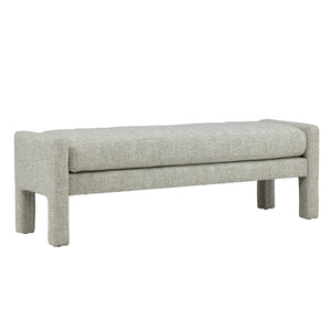 Dovetail Myron Bench Sage Sage Polyester Blend Upholstery and Select Hardwood Frame DOV34042-SAGE