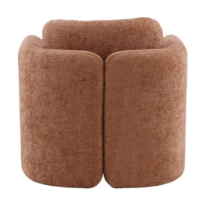 Karina Living Munson Occasional Chair in Clay - Stylish, Durable Accent Seat for Living Rooms & Guest Areas DOV34043-CLAY