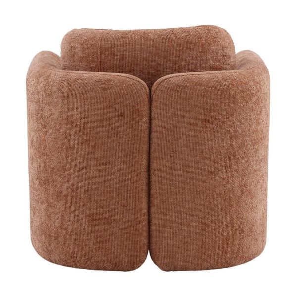 Karina Living Munson Occasional Chair in Clay - Stylish, Durable Accent Seat for Living Rooms & Guest Areas DOV34043-CLAY