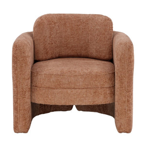 Karina Living Munson Occasional Chair in Clay - Stylish, Durable Accent Seat for Living Rooms & Guest Areas DOV34043-CLAY