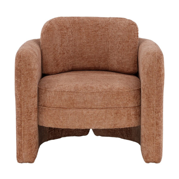 Karina Living Munson Occasional Chair in Clay - Stylish, Durable Accent Seat for Living Rooms & Guest Areas DOV34043-CLAY