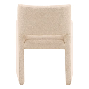 Dovetail Larson Dining Chair Sand Everest Sand Polyester Upholstery DOV34046-SAND