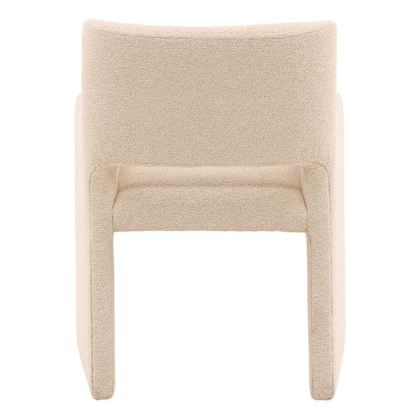 Dovetail Larson Dining Chair Sand Everest Sand Polyester Upholstery DOV34046-SAND