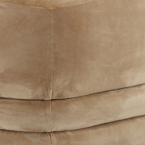 Karina Living Jonie Swivel Chair in Warm Camel Basketweave - Elegant Comfort for Dining or Living Spaces DOV34059-CAML