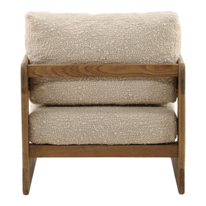 Karina Living Malia Occasional Chair: Cozy Boucle Upholstery & Sturdy Birch Frame for Modern Living Spaces DOV34071-BRCH