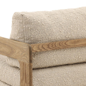 Karina Living Malia Occasional Chair: Cozy Boucle Upholstery & Sturdy Birch Frame for Modern Living Spaces DOV34071-BRCH