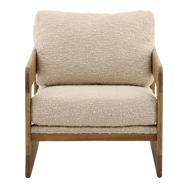 Karina Living Malia Occasional Chair: Cozy Boucle Upholstery & Sturdy Birch Frame for Modern Living Spaces DOV34071-BRCH