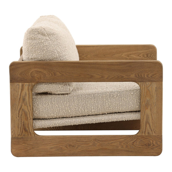 Karina Living Malia Occasional Chair: Cozy Boucle Upholstery & Sturdy Birch Frame for Modern Living Spaces DOV34071-BRCH