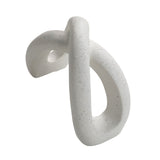 Dovetail Edvin Sculpture Stoneware - White 