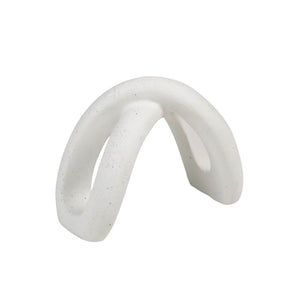 Dovetail Edvin Sculpture Stoneware - White 
