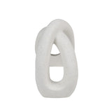 Dovetail Edvin Sculpture Stoneware - White 