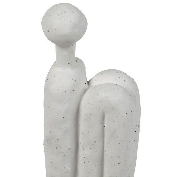 Dovetail Kaisa Sculpture Stoneware - White 