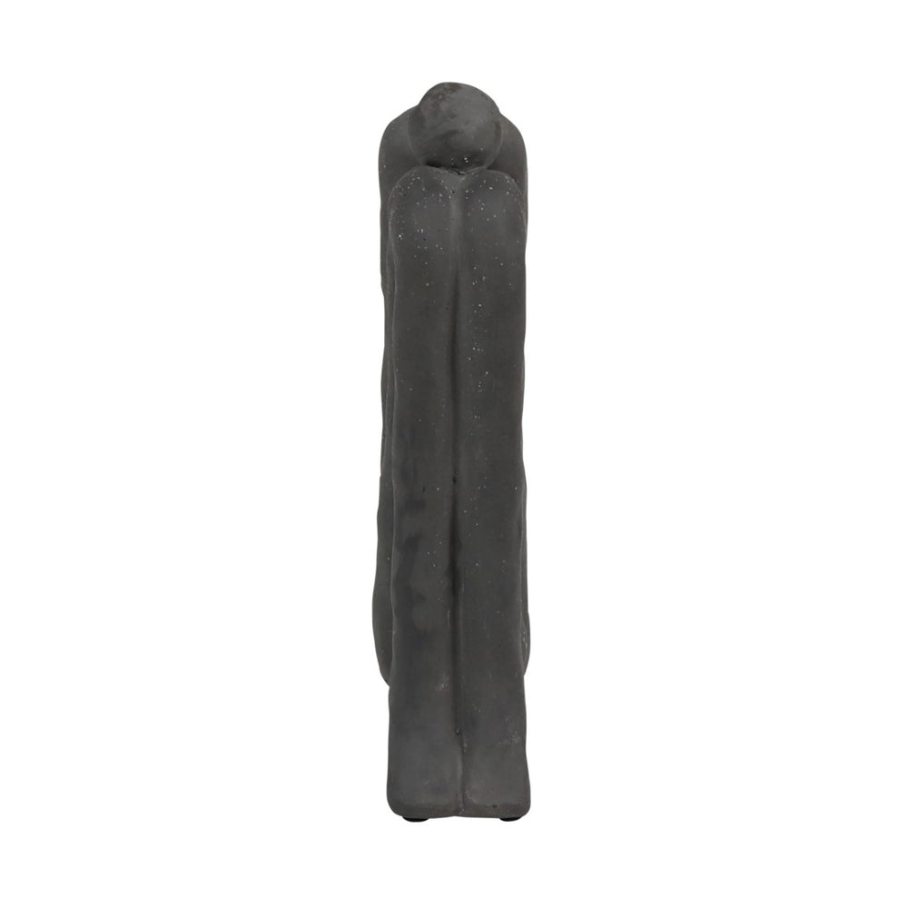Dovetail Teresa Sculpture Stoneware - Dark Grey 