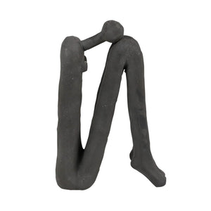 Dovetail Teresa Sculpture Stoneware - Dark Grey 