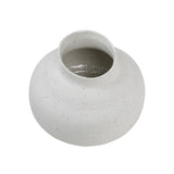 Dovetail Susanna Vase Stoneware - White 