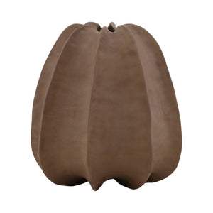 Karina Living Elm Terracotta Vase - Light Brown Sculpture for Dried Botanicals, Modern Rustic Accent Decor DOV36045-LTBR