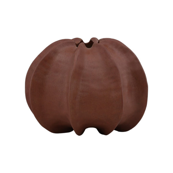 Karina Living Brynn Terracotta Vase - Rustic Modern Decor Accent for Dried Botanicals and Stylish Interiors DOV36046-TERR