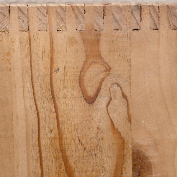 Dovetail Abaco 2 Door Sideboard Natural Finish Reclaimed Pine Wood DOV38069NA