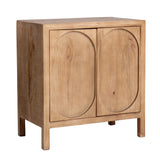 Dovetail Abaco 2 Door Sideboard Natural Finish Reclaimed Pine Wood DOV38069NA