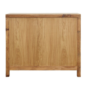 Dovetail Merwin Sideboard Light and Natural Warm Wash Finish Reclaimed Pine Wood DOV38084