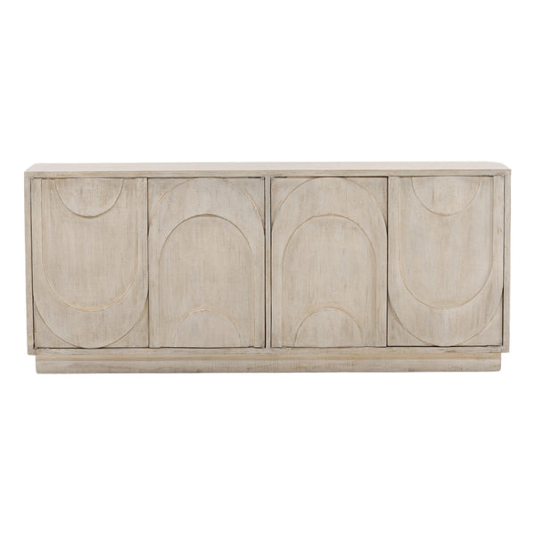 Dovetail Riley Sideboard Light Warm Wash Light Warm Wash Reclaimed Pine Wood DOV38107-LTWW