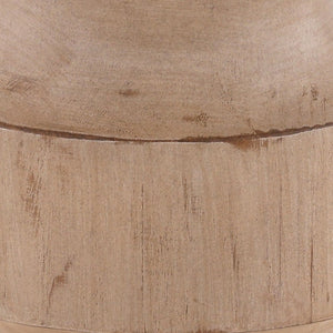 Karina Living Taryn End Table in Light Warm Wash - Rustic Reclaimed Pine Design for Versatile Living Spaces DOV38123-LTWW