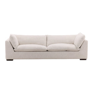 Karina Living Ramona Sofa Cream - Luxurious Chenille Upholstery, Solid Wood Frame, Perfect for Modern & Classic Decor DOV39000-CREM
