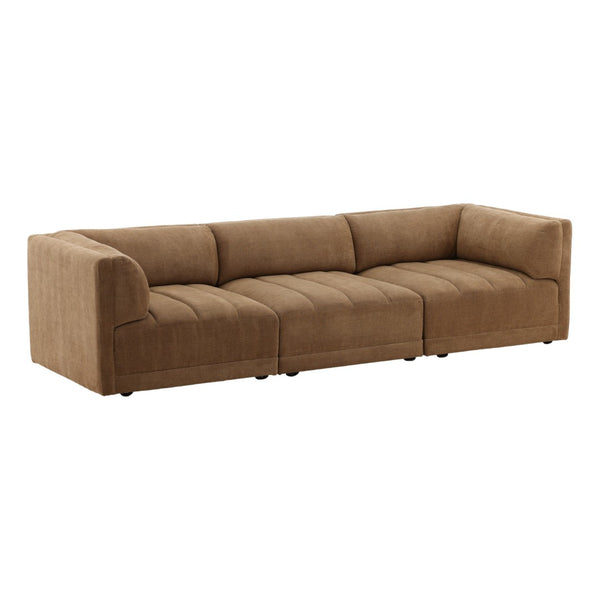 Karina Living Magda Sofa in Brown - Timeless Comfort & Durability with Transitional Style for Your Living Space DOV39004-BRWN