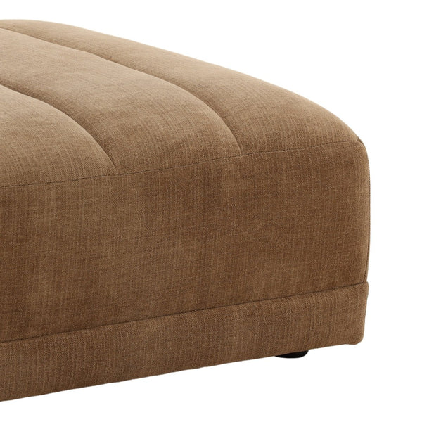 Karina Living Magda Ottoman Brown - Stylish Multi-Purpose Furniture for Living Rooms, Footrest & Extra Seating DOV39005-BRWN