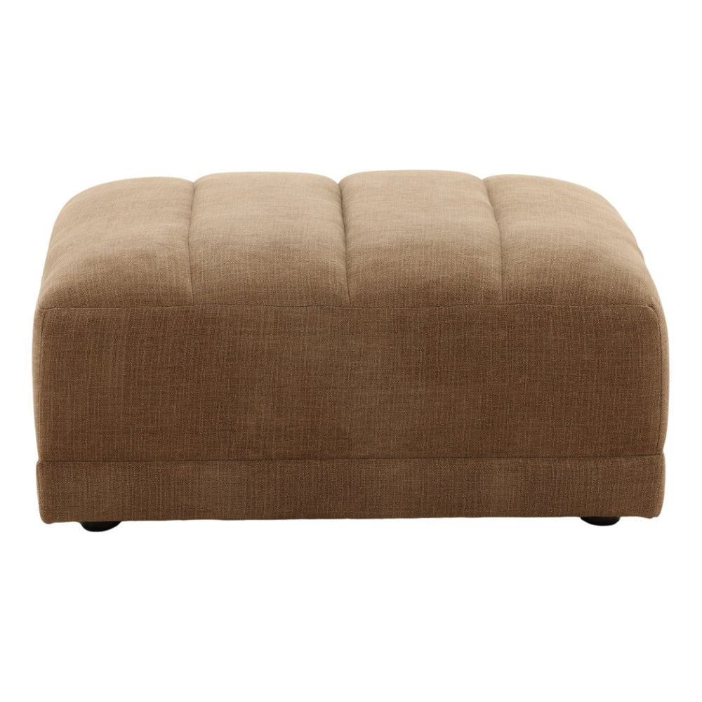 Karina Living Magda Ottoman Brown - Stylish Multi-Purpose Furniture for Living Rooms, Footrest & Extra Seating DOV39005-BRWN