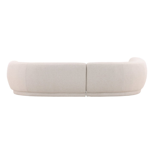 Karina Living Lake Chaise Sectional in Frio Cream – Luxurious Comfort, Stylish Design & Durable Upholstery DOV39006L-CREM