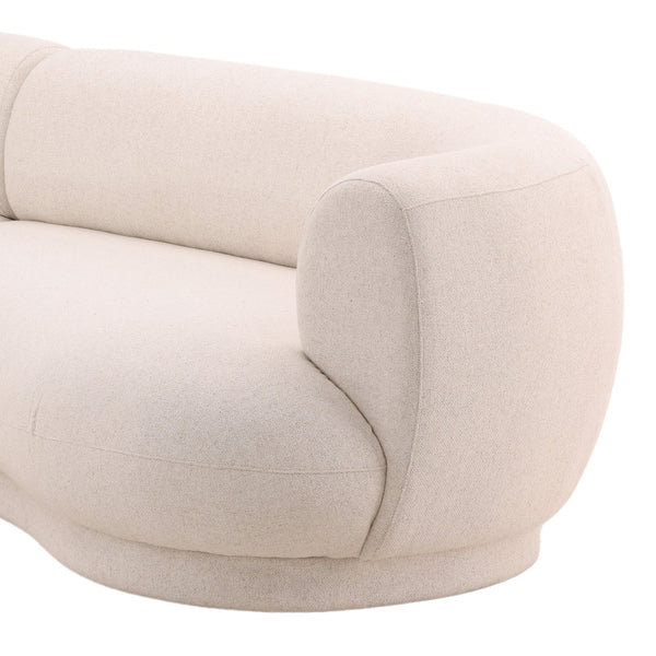Karina Living Lake Chaise Sectional in Frio Cream – Luxurious Comfort, Stylish Design & Durable Upholstery DOV39006L-CREM