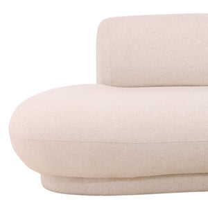 Karina Living Lake Chaise Sectional in Frio Cream – Luxurious Comfort, Stylish Design & Durable Upholstery DOV39006L-CREM