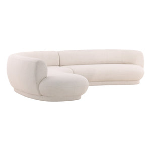 Karina Living Lake Chaise Sectional in Frio Cream – Luxurious Comfort, Stylish Design & Durable Upholstery DOV39006L-CREM