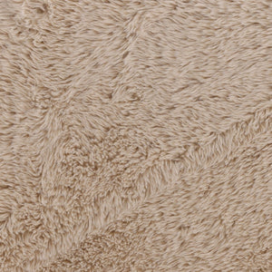 Karina Living Johnson Sand Occasional Chair - Plush Faux Fur Comfort for Modern Living Rooms & Cozy Spaces DOV39007-SAND