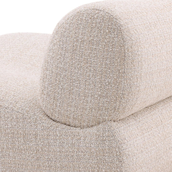 Karina Living Oasis Occasional Chair in Sand - Modern Boucle Accent Chair for Living Rooms & Bedrooms, Durable Comfort DOV39009-SAND