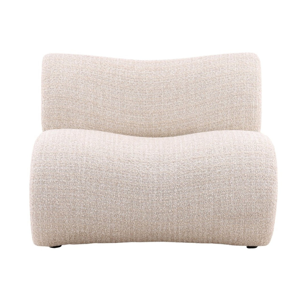 Karina Living Oasis Occasional Chair in Sand - Modern Boucle Accent Chair for Living Rooms & Bedrooms, Durable Comfort DOV39009-SAND