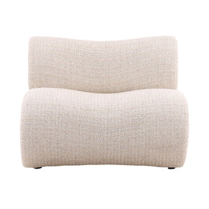 Karina Living Oasis Occasional Chair in Sand - Modern Boucle Accent Chair for Living Rooms & Bedrooms, Durable Comfort DOV39009-SAND