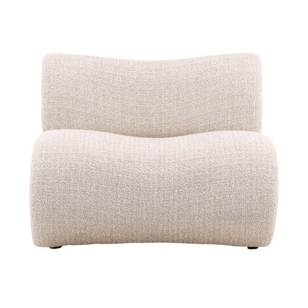 Karina Living Oasis Occasional Chair in Sand - Modern Boucle Accent Chair for Living Rooms & Bedrooms, Durable Comfort DOV39009-SAND