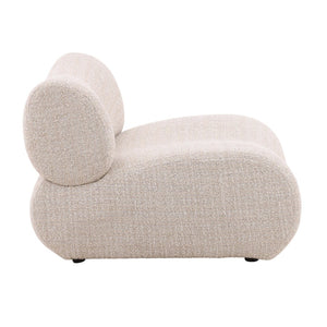 Karina Living Oasis Occasional Chair in Sand - Modern Boucle Accent Chair for Living Rooms & Bedrooms, Durable Comfort DOV39009-SAND