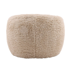 Karina Living Caitlin Cream Faux Fur Occasional Chair – Plush Comfort & Contemporary Style for Any Room Decor DOV39011-CREM