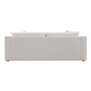 Karina Living Emma Sofa - Elegant Cream Upholstered Tweed Sofa with Comfort & Modern Design for Stylish Interiors Field Cream DOV39015-CREM