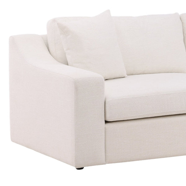 Karina Living Emma Sofa - Elegant Cream Upholstered Tweed Sofa with Comfort & Modern Design for Stylish Interiors Field Cream DOV39015-CREM