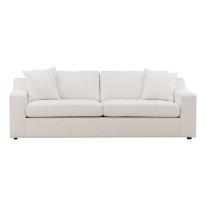 Karina Living Emma Sofa - Elegant Cream Upholstered Tweed Sofa with Comfort & Modern Design for Stylish Interiors Field Cream DOV39015-CREM